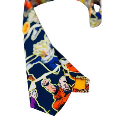 OPPOSUITS Krawat męski kolorowy, wesoły, granatowy, DRAGON BALL, bajka | Sklep GriShop.eu | Krawaty