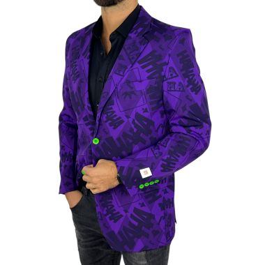 OPPOSUITS Marynarka męska JOKER wesoła, fioletowa, casual