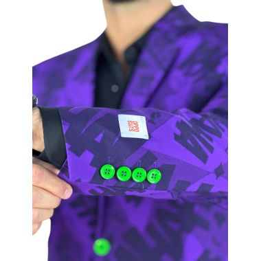 OPPOSUITS Marynarka męska JOKER wesoła, fioletowa, casual