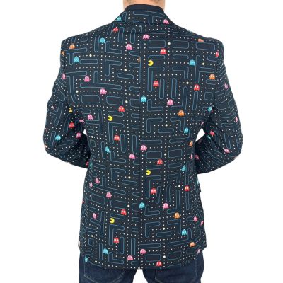 OPPOSUITS Marynarka męska PAC-MAN wesoła, czarna, kolorowa, casual | Sklep GriShop.eu | Marynarki
