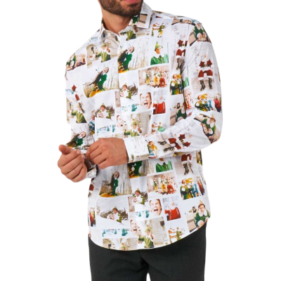 OPPOSUITS Koszula męska ELF Świąteczna O16 kolorowa, na prezent | Sklep GriShop.eu | Koszule