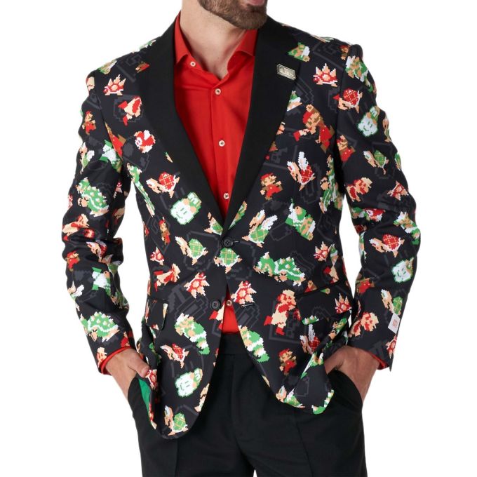 OPPOSUITS Marynarka męska wesoła gra, kolorowa SUPER MARIO BROS, casual | Sklep GriShop.eu | Marynarki
