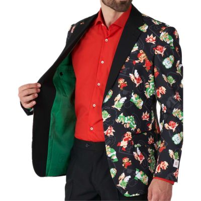 OPPOSUITS Marynarka męska wesoła gra, kolorowa SUPER MARIO BROS, casual | Sklep GriShop.eu | Marynarki