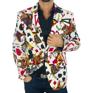 OPPOSUITS Marynarka męska King of Clubs, karty do gier, kasyno | Sklep GriShop.eu | Marynarki