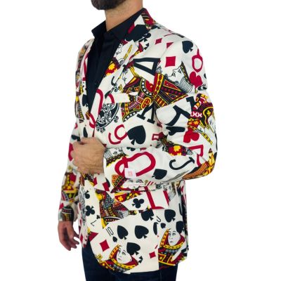 OPPOSUITS Marynarka męska King of Clubs, karty do gier, kasyno | Sklep GriShop.eu | Marynarki