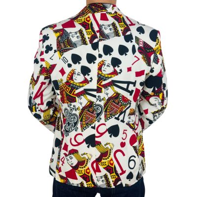 OPPOSUITS Marynarka męska King of Clubs, karty do gier, kasyno | Sklep GriShop.eu | Marynarki
