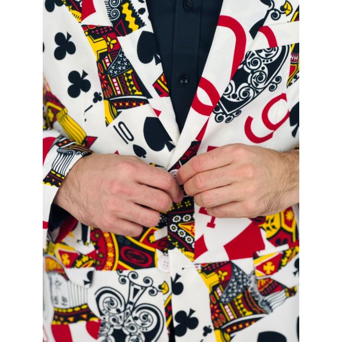 OPPOSUITS Marynarka męska King of Clubs, karty do gier, kasyno | Sklep GriShop.eu | Marynarki