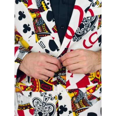 OPPOSUITS Marynarka męska King of Clubs, karty do gier, kasyno | Sklep GriShop.eu | Marynarki