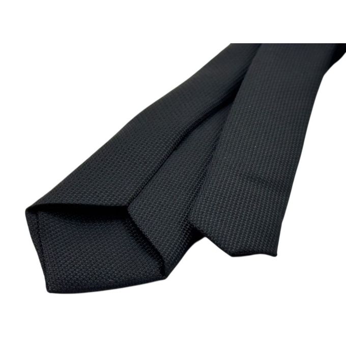 MACKTEN elegancki krawat czarny, wzór, elegancki | Sklep GriShop.eu | Krawaty