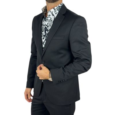 MACKTEN Garnitur męski C7 elegancki, czarny, imprezowy, ekskluzywny, sportowy | Sklep GriShop.eu | Garnitury