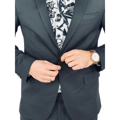 MACKTEN Garnitur męski C7 elegancki, czarny, imprezowy, ekskluzywny, sportowy | Sklep GriShop.eu | Garnitury