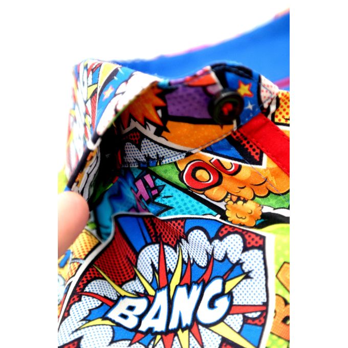 DANIEL BESSI Koszula męska fb122 komiks, BOOM, BANG, kolorowa, bombowa | Sklep GriShop.eu | Koszule