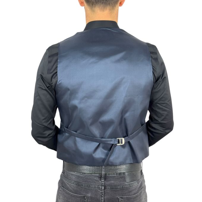 GIOVANNI PERA bezrękawnik, kamizelka męska MB05 srebrna, elegancka, imprezowa | Sklep GriShop.eu | Kamizelki