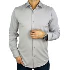Giovanni Pera Koszula męska GE03 szara, lycra, elastyczna | Sklep GriShop.eu | Koszule