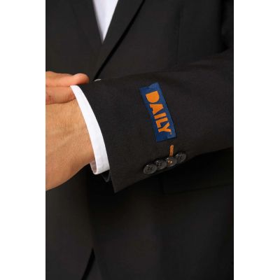 OPPOSUITS Marynarka męska czarna, Minecraft, zielona podszewka | Sklep GriShop.eu | Strona główna