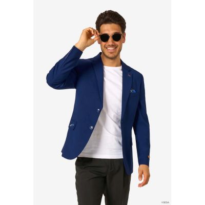 OPPOSUITS Marynarka męska niebieska, Sonic, saga, kolorowa podszewka | Sklep GriShop.eu | Strona główna