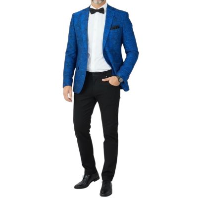Giovanni Pera Garnitur męski, D904, czarno niebieski, imprezowy, wesele, sceniczny, dla Pana młodego | Sklep GriShop.eu | Garnit