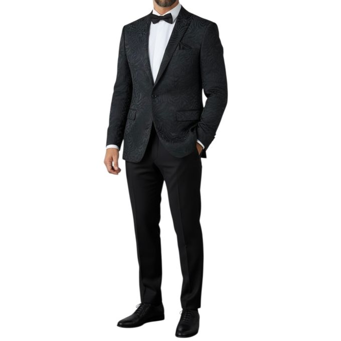Giovanni Pera Garnitur męski, D903, czarny, imprezowy, wesele, sceniczny, dla Pana młodego | Sklep GriShop.eu | Garnitury
