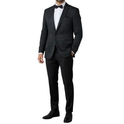 Giovanni Pera Garnitur męski, D903, czarny, imprezowy, wesele, sceniczny, dla Pana młodego | Sklep GriShop.eu | Garnitury