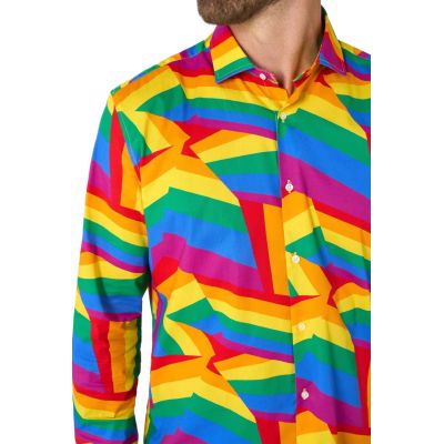 OPPOSUITS Koszula męska kolorowa, imprezowa, sceniczna, tęcza | Sklep GriShop.eu | Koszule