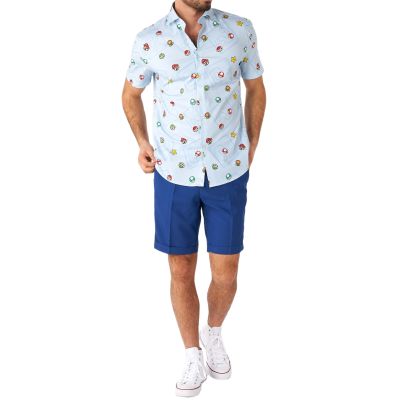 OPPOSUITS Koszula męska krótki rękaw, kolorowa kreskówki mario bros | Sklep GriShop.eu | Koszule