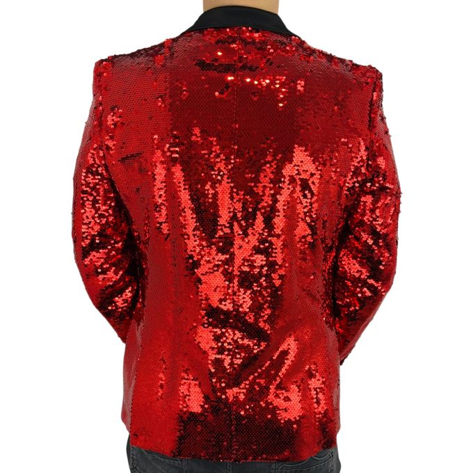 OPPOSUITS Marynarka męska elegancka cekinowa, estradowa, imprezowa OC22 czerwona | Sklep GriShop.eu | Marynarki
