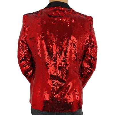 OPPOSUITS Marynarka męska elegancka cekinowa, estradowa, imprezowa OC22 czerwona | Sklep GriShop.eu | Marynarki