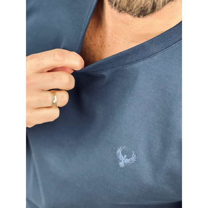 MARCO T-Shirt męski granatowy TM1 bawełniany, krótki rękaw | Sklep GriShop.eu | Strona główna