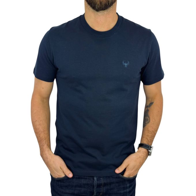 MARCO T-Shirt męski granatowy TM1 bawełniany, krótki rękaw | Sklep GriShop.eu | Strona główna