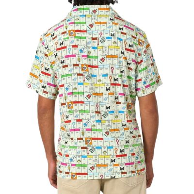 OPPOSUITS Koszula męska krótki rękaw, kolorowa gra Monopoly | Sklep GriShop.eu | Koszule
