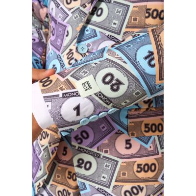 OPPOSUITS Garnitur męski z krawatem, Monopoly, banknoty, kolorowy | Sklep GriShop.eu | Strona główna
