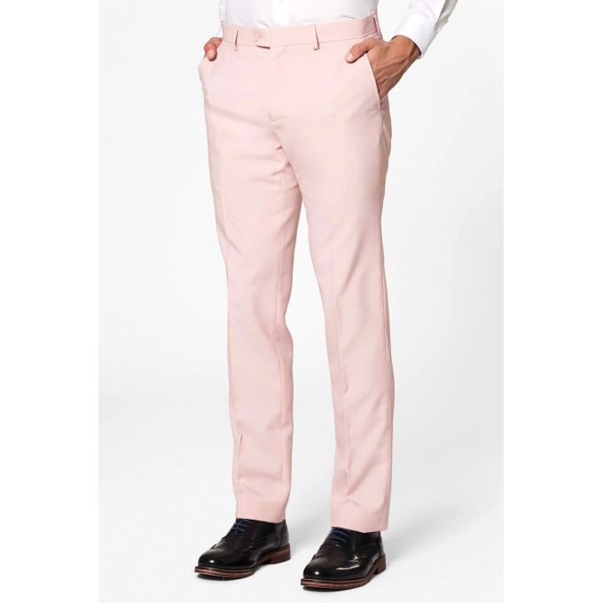 OPPOSUITS Garnitur męski z krawatem, jasny róż, pudrowy, casual, pastele | Sklep GriShop.eu | Garnitury