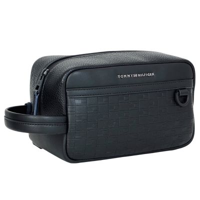 TOMMY HILFIGER Kosmetyczka Torba męska/damska czarna podróżna mała | Sklep GriShop.eu | Galanteria i dodatki