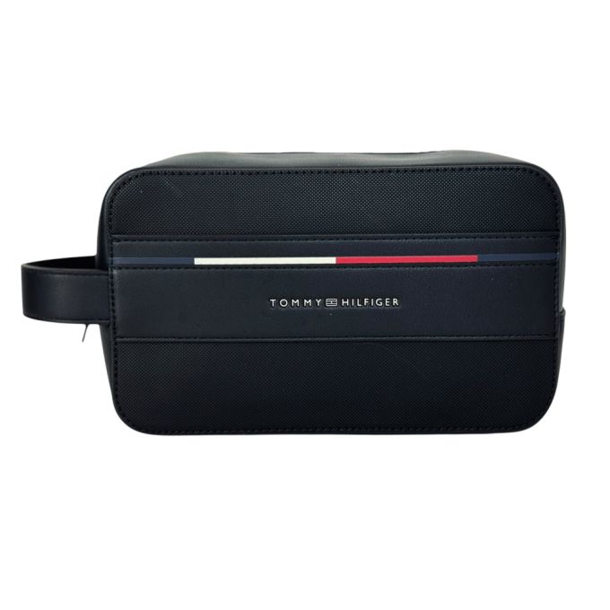 TOMMY HILFIGER Kosmetyczka Torba męska czarna podróżna mała AM0AM13235 | Sklep GriShop.eu | Galanteria i dodatki