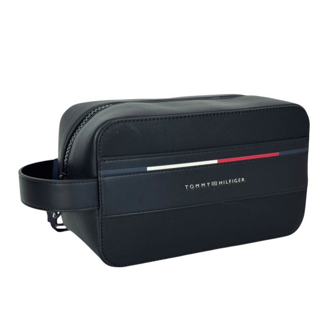 TOMMY HILFIGER Kosmetyczka Torba męska czarna podróżna mała AM0AM13235 | Sklep GriShop.eu | Galanteria i dodatki