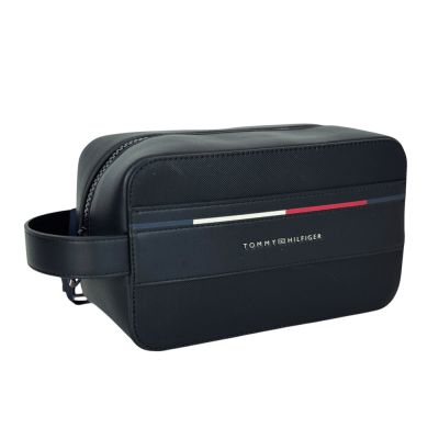TOMMY HILFIGER Kosmetyczka Torba męska czarna podróżna mała AM0AM13235 | Sklep GriShop.eu | Galanteria i dodatki