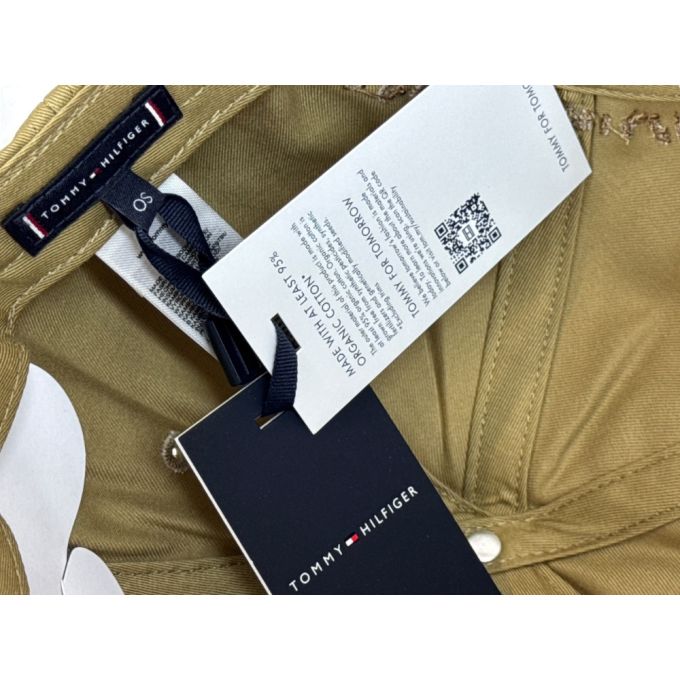 TOMMY HILFIGER Czapka męska z daszkiem damska unisex beżowa | Sklep GriShop.eu | Strona główna