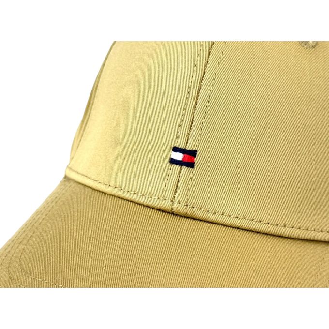 TOMMY HILFIGER Czapka męska z daszkiem damska unisex beżowa | Sklep GriShop.eu | Strona główna