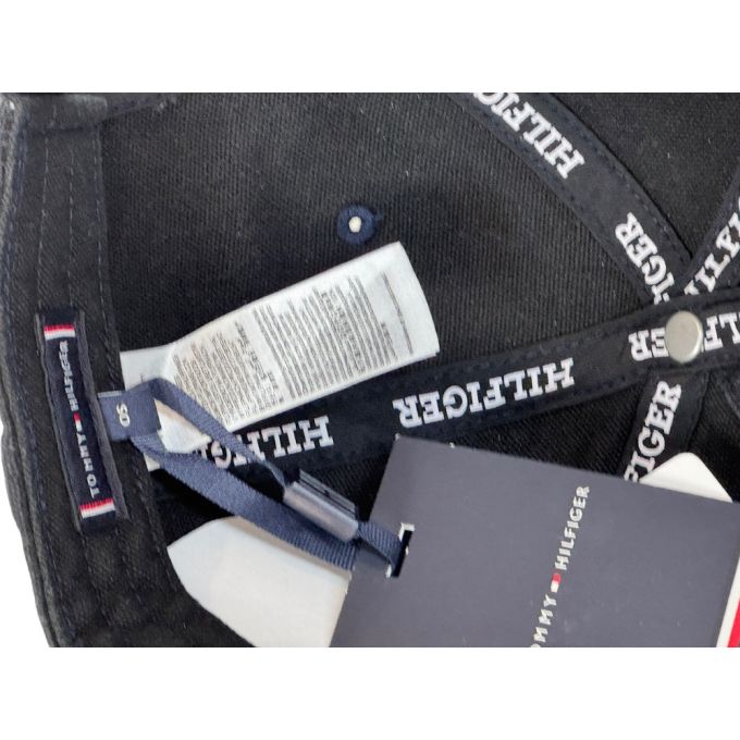 TOMMY HILFIGER Czapka męska z daszkiem damska unisex granatowa | Sklep GriShop.eu | Strona główna