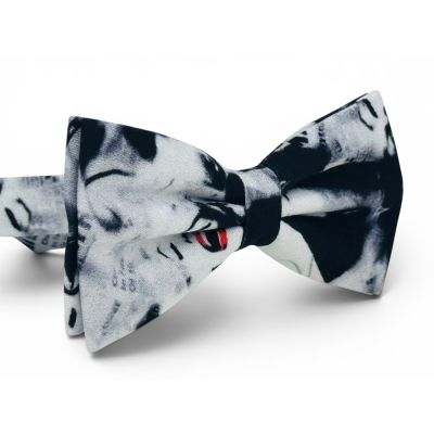 GIOVANNI PERA mucha muszka D715 Biało-czarna Marilyn Monroe , casual, wesoła, impreza | Sklep GriShop.eu | Muszki
