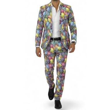 GIOVANNI PERA Garnitur męski D709 kolorowy, wesoła, casual, impreza | Sklep GriShop.eu | Garnitury