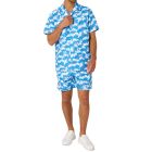 OPPOSUITS Komplet męski Smerfy koszula + spodenki, krótki rękaw, krótkie spodenki, kolorowy, wesoły | Sklep GriShop.eu | Koszule