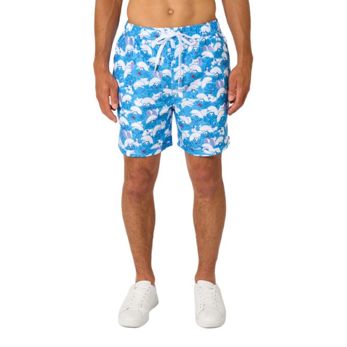 OPPOSUITS Komplet męski Smerfy koszula + spodenki, krótki rękaw, krótkie spodenki, kolorowy, wesoły | Sklep GriShop.eu | Koszule