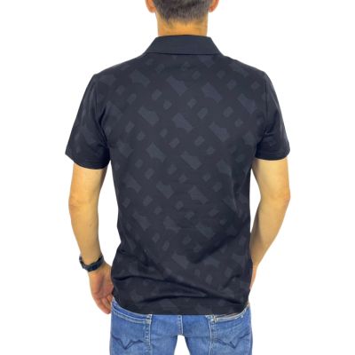 GIANNI MARCELO T-shirt polo męski PGM11 czarne, ekskluzywne | Sklep GriShop.eu | Koszulki
