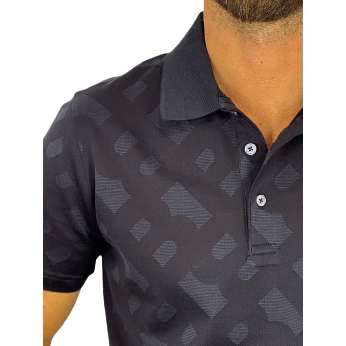 GIANNI MARCELO T-shirt polo męski PGM11 czarne, ekskluzywne | Sklep GriShop.eu | Koszulki