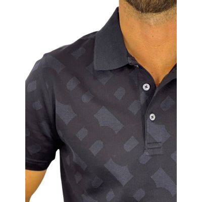 GIANNI MARCELO T-shirt polo męski PGM11 czarne, ekskluzywne | Sklep GriShop.eu | Koszulki