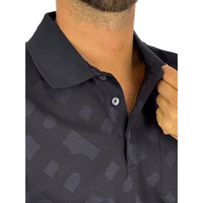 GIANNI MARCELO T-shirt polo męski PGM11 czarne, ekskluzywne | Sklep GriShop.eu | Koszulki