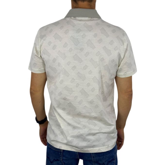GIANNI MARCELO T-shirt polo męski PGM8 Kremowe, ekskluzywne | Sklep GriShop.eu | Koszulki