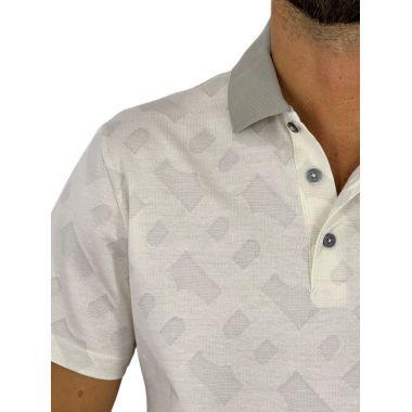 GIANNI MARCELO T-shirt polo męski PGM8 Kremowe, ekskluzywne | Sklep GriShop.eu | Koszulki 2