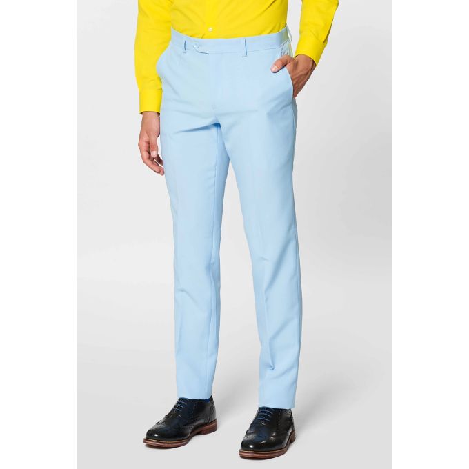 OPPOSUITS Garnitur męski z krawatem, jasny niebieski, Ice Ice Baby , casual, pastele | Sklep GriShop.eu | Garnitury